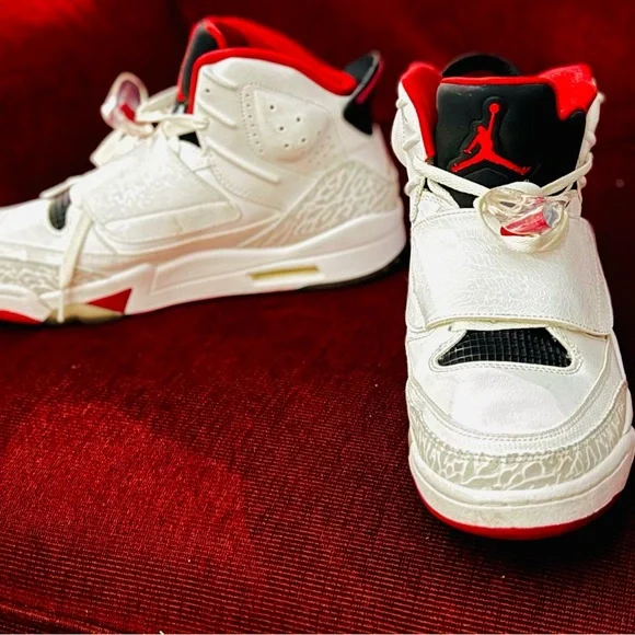 Nike Air Jordan Son of Mars “Fire Red” 512245-112 White/Gym Red/black **SOLD* - Picture 7 of 12